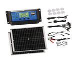 Solar Panel Kit 50W Solar Panel 60A Solar Charge Controller Set with 2 USB Output for RV Camping V1294-YM0703-3114230036511