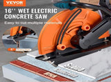 Electric Concrete Saw, 16 in, 2800 W 15 A Motor Circular Saw Cutter with Max. 6 in Adjustable V952-D3200W16IN6INQIFQV3