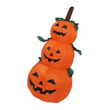 3.9ft Halloween Inflatable 3 Pumpkin Stack Light 100240V Halloween Inflatables Stacked Pumpkins for V1294-YM0901-3115230076511