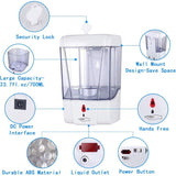 Automatic Hand Soap 700Ml Wall Mounted Soap Touchless Hand Sanitizer Shampoo V1188-MS-227-2460