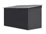 Giantz Garden Shed 2.38x1.31M Sheds Outdoor Storage Tool Metal Workshop Shelter Sliding Door SHED-FLAT-4X8-ABC