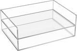 Acrylic Letter Tray Paper Organizer Tray Acrylic Desk Organizer Clear File Organizer Pull-Out Pack V1369-AZ3-W-02645