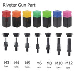 1460 Pcs Riverter Nutsert Tool Set 13" Hand Gun Rivet Nut Rivnut M3-M12 Mandrel V238-SUPDZ-39594726883408