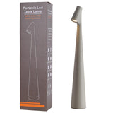 Portable LED Table Lamp 13.5" H Touch Control, 3 Brightness Levels, Rechargeable Desk Light for V1107-CS-GJTDHU