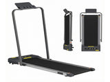 Everfit 2 in 1 Treadmill Electric Walking Pad Under Desk Home Gym Fitness 380mm Grey TMILL-380-PAD-GR