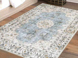 Marlow Floor Rug Short Pile Washable Vintage Carpet Soft Plush Non Slip 200x290 FR2040-200X290