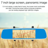 7 Lcd Touch Screen Rear View Mirror Car Recorder With Separate Camera PRL-6531SMC