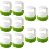 Dish Brush with Handle White Soap Dispensing for Kitchen Scrubbing 10Pcs V1370-AZ4-16126
