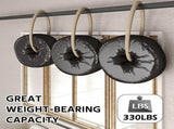 Sliding Barn Door Hardware Kit Heavy Duty Rust Resistant 2M V178-66895
