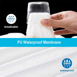 100% Terry Cotton Fitted Mattress Protector Waterproof King V201-W12850221