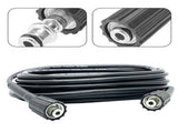 15M High-Pressure Washer Hose - 5800 PSI Heavy-Duty Cleaning Hose with Longer Ring Nut V1192-D19