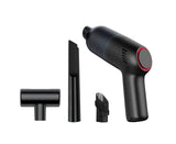 Car Vacuum Cleaner Wireless Strong Suction ABS Low Noise One Hand Operation Dust Remover for Auto V1263-JX-1061
