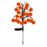 Bring Eerie Charm to Your Outdoor Space with Solar-Powered Halloween Stake Lights Pumpkin, Skull, V1341-ZY-WEUJUWA3-BIGEYEPUMPKIN-2PCS