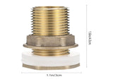 Worgeous Brass Bulkhead Fitting for Water Tank Easy Install Water Inlet Outlet Connector Golden 1/2 V1189-LWWAL-20260327-03456