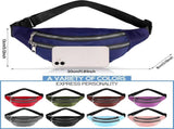 9 Pcs Fanny Pack Bulk for Women Men with Adjustable Strap Waterproof Waist Packs Travel Hiking V1259-DP01-A-1163