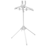 Clothes Hanger Stand, Grey, Plastic and Aluminum, for Ironing and Organizing, Foldable V1192-AZ-W-25643