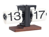 Retro Flip Down Clock Stylish Minimalism Style Small Balance 24H Automatic Page Turning Clock V1294-YM0901-3115240060112
