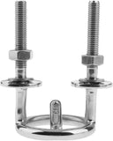 Marine Stainless Steel Transom Mount Ski Tow Hook Water Eye Hitch for Boats 2-1/2" Ring Boat V1259-DP01-A-1393