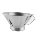 French Fries Oil Strainer 304 Stainless Steel Grease Funnel Food Draining Bowl with Oil Catcher for V1294-YM0901-3118250179911