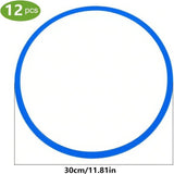 12Pcs 30CM Agility Training Rings Multi Colour Sensory Sports Equipment V1308-DSZKI-326