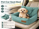 Blue M Size 55x40cm Car pet bed -Oxford Linen Removable Washable Non-Slip Sofa Bed for Small Dogs V888-ELOSUNG53920