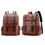 Leather Laptop Backpack for Women Men, Large Capacity Work Backpack, Business BackPack, College V1370-AZ4-19391