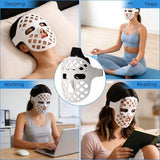 Red Light Therapy for Face, 850nm NIR LED Mask for Daily Beauty Routine 8 Modes Light Therapy Mask, V1107-110-76619