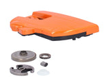 Chain Sprocket Clutch Cover Kit Fit for Husqvarna 353 351 350 346XP 345 Chainsaw V1294-YM0901-3111210107411