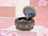 Vintage Music Box with 12 Constellations Rotating Goddess Twinkling LED Light V1294-YM0901-JY20436-04