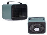 2-in-1 Negative Ion Air Purifier Portable Air Cooler USB Cooling Fan with 3 Wind SpeedGreen V1294-YM0721-3113210028713