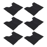Toilet Mat Dark Gray Washable Reusable Potty Training Toilet Rug for Restroom Bathroom U Shape V1294-YM0901-3112240054811