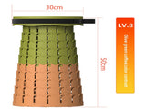 Portable Retractable Stool MAX Gen 8 Telescopic Camping Seat 50cm Tall Extra Wide Heavy Duty Olive V888-ELOSUNG44511