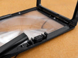 Table Magnifying Glass with 4 LED Lights, 3 Fold for Visually Impaired, 27.5 x 20.5 x 10.5 cm V1237-MS-912-138