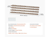 Faux Stone Landscape Edging 1180 x 95 x 57 mm Garden Lawn Edging for Walkway Brown V952-RZSPZXCCZS00MU8Y3V0