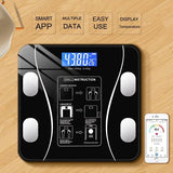 Smart Scale with Body Analysis - Measures BMI, Fat & Muscle Mass - USB Rechargeable - Up to 180 kg V1188-ZXY-131-286