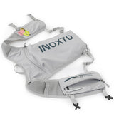 Lightweight Hydration Running Vest with 5L Capacity and Reflective Strips, Gray backpack with orange V888-ELOSUNG15399