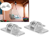 2Set Swing Hanger Iron Suspension Hammock Hanging Chair Hook Fixed Plate Accessories V1294-YM0718-3116200059811
