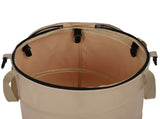 Camping Trash Can with Zippered Lid 24 Gallons Large Capacity Foldable Portable Garden Garbage V1294-YM0901-3111240240812