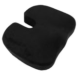 Office Chair Cushions Polyester Black Non Slip Bottom Comfortable Chair Pad for Computer Desk V1294-YM0901-3111230253311