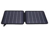 10W Portable Solar Charger 5V Monocrystalline Foldable Solar Panel with USB C USB A Outputs V1294-YM0901-3114250033811