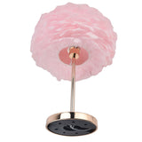 E27 Feather Desk Lamp Stand Modern Table Lamp Holder for Bedroom Beside Wedding Birthday DecorUS V1294-YM0901-3119210115012
