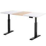 Artiss Standing Desk Motorised Electric Dual Motor 140cm HASD-268-BKDF-NWDB-140