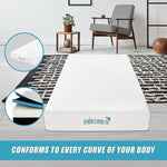 Palermo King Single 25cm Gel Memory Foam Mattress - Dual-Layered - CertiPUR-US Certified V63-821901