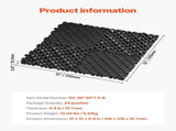 Interlocking Drainage Mat, 31 x 31 cm Modular Interlocking Cushion, 24 Pcs Splicing Drainage Mats, V952-CKPSD12X12INM0OD3V0