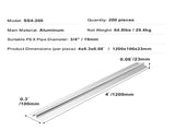 PEX Heat Transfer Plates 1.2m, Radiant Heat Plates for 19mm PEX Pipe, Durable Aluminum & Easy V952-LZCRBSY34PEXAAKLQV0