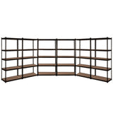 Giantz 6X1.5M Garage Shelving Warehouse Rack Storage Shelves Pallet Racking WR-7X15-BKX6