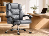 Artiss Executive Office Chair Recliner Grey OCHAIR-G-1051-GY