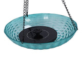 Hanging Solar Bird Bath Fountain Set 9.3in Diameter Bird Bath Bowl with Solar Powered Pump for V1294-YM0901-3111240295212