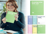 Spiral Notebooks,6-Pack College Ruled Notebooks,Perforated No-Bleed Premium Paper, A4/B5 Spiral V1366-AZ2-W-20771
