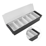 Condiment Caddy Durable Plastic Transparent Lid Detachable Design Multifunction Bar Fruit Caddy for V1294-YM0716-3118220150712